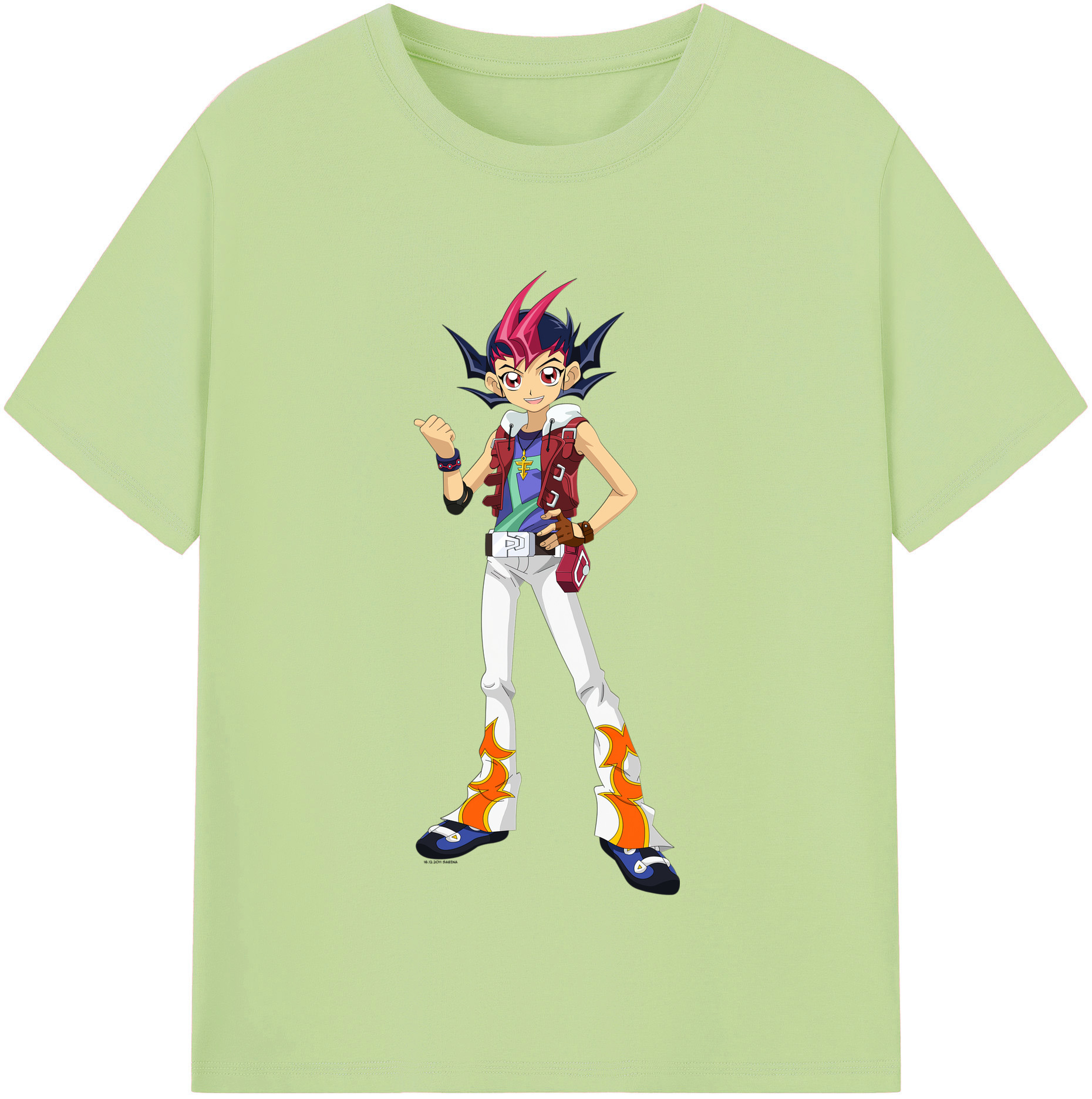 （画像用） 遊☆戯☆王 Yu-Gi-Oh! 綿100％半袖Tシャツ（フロントプリント）